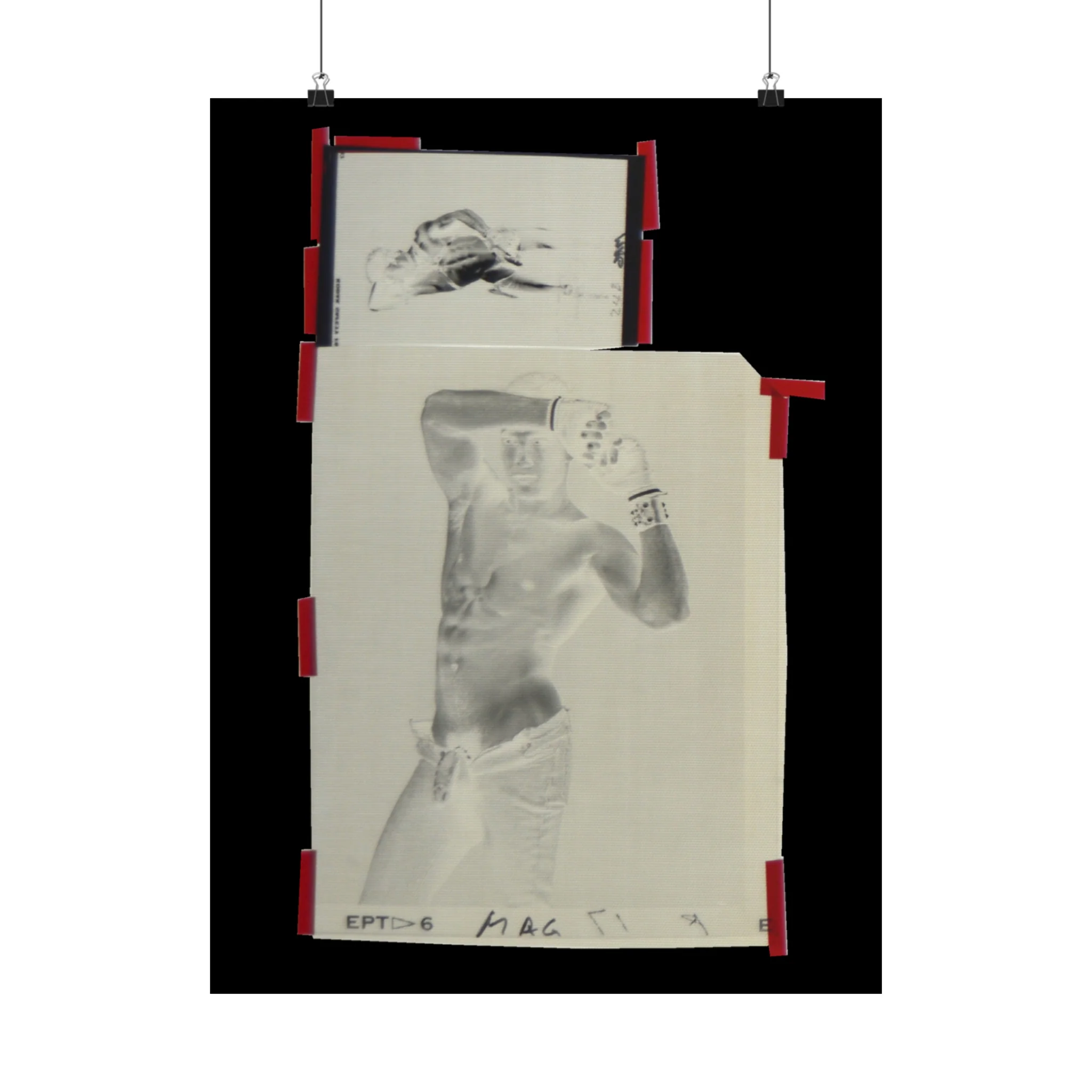 90S VINTAGE GAY PORN TRANSPARENCY Matte Vertical Poster #5 - Image 8