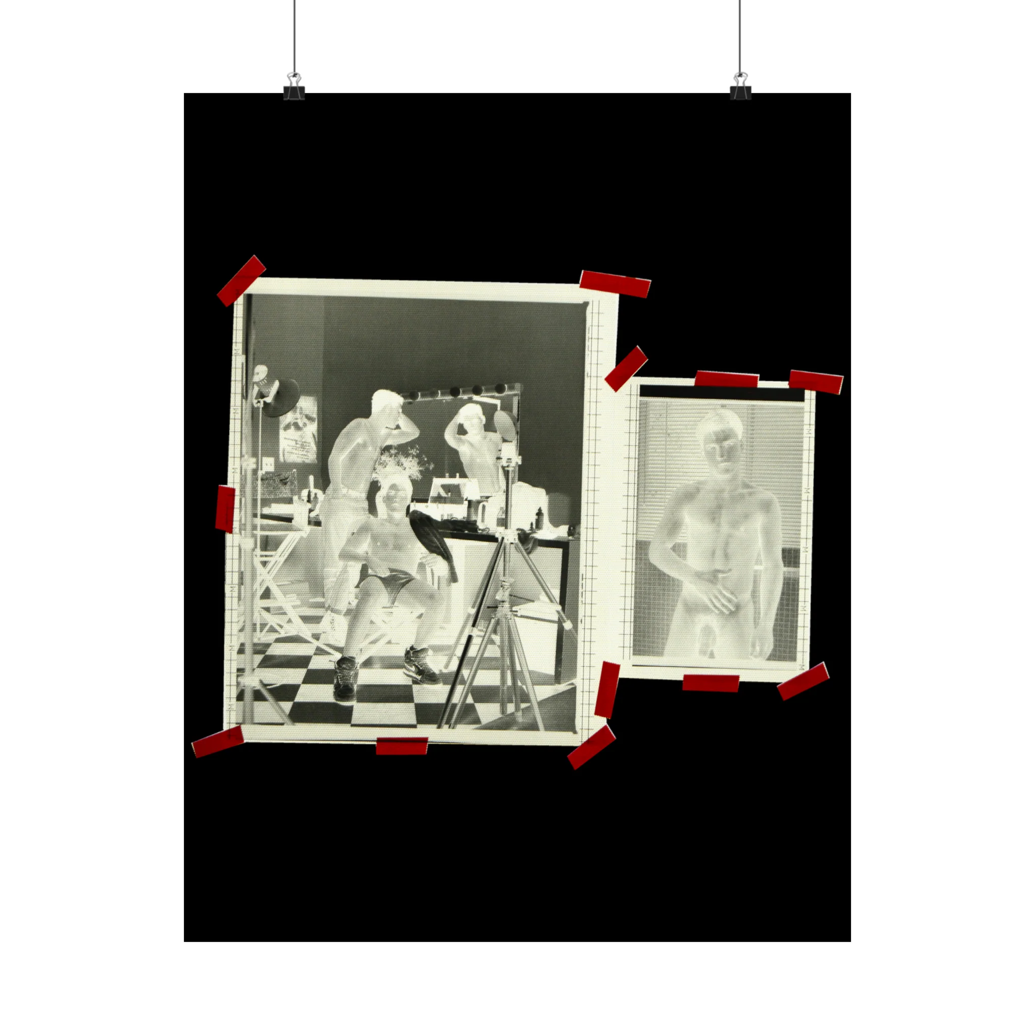 90S VINTAGE GAY PORN TRANSPARENCY Matte Vertical Poster #6 - Image 12