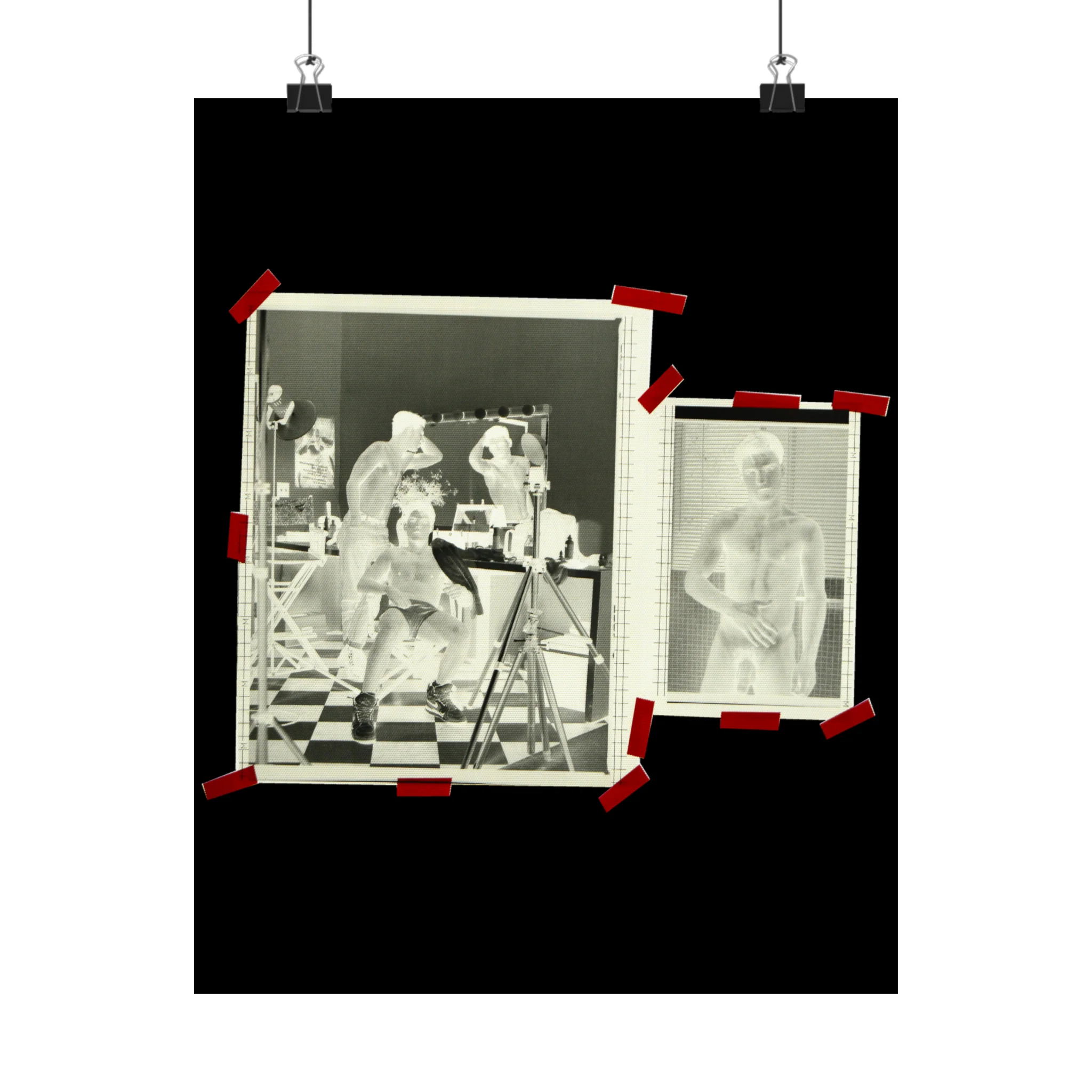 90S VINTAGE GAY PORN TRANSPARENCY Matte Vertical Poster #6 - Image 4