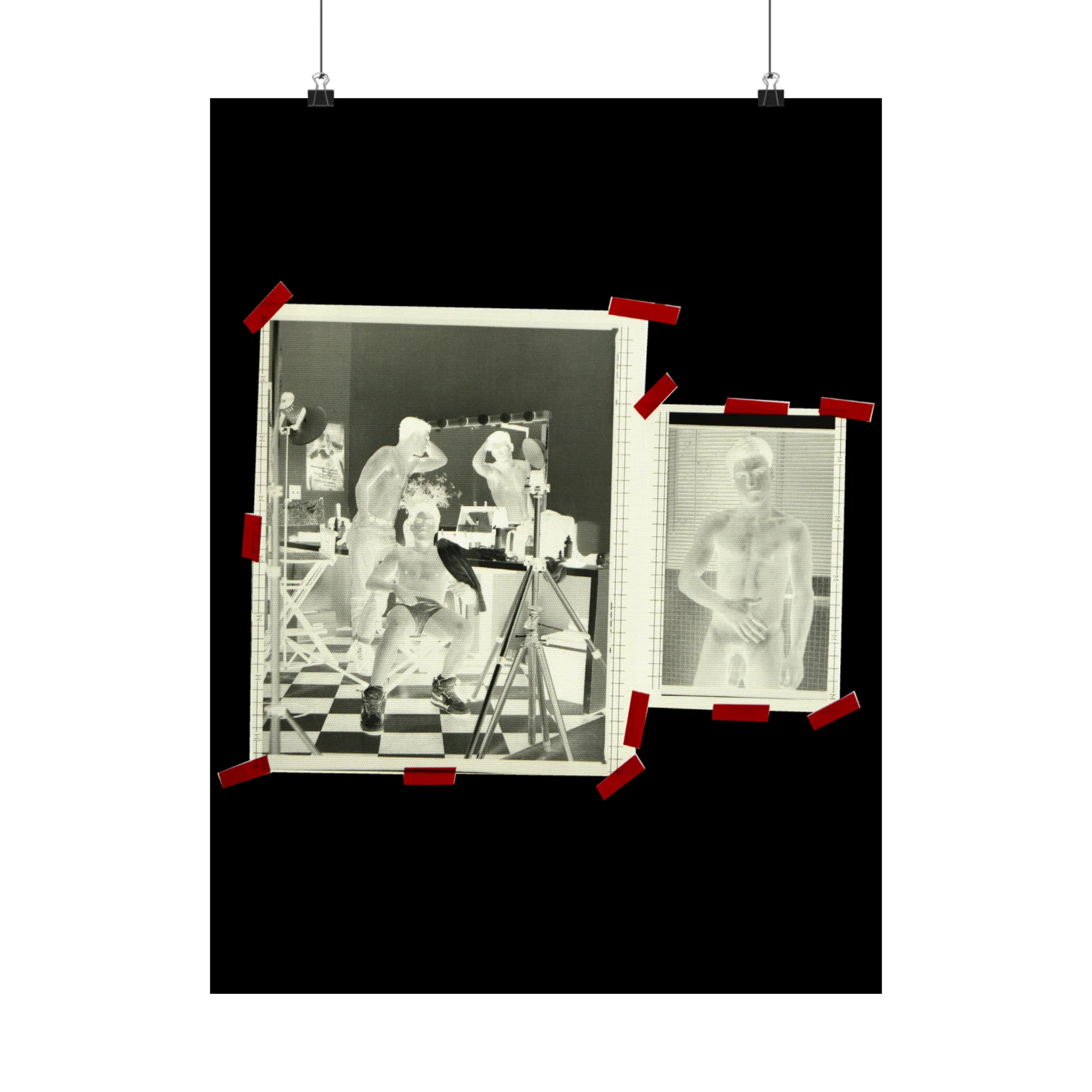 90S VINTAGE GAY PORN TRANSPARENCY Matte Vertical Poster #6 - Image 8