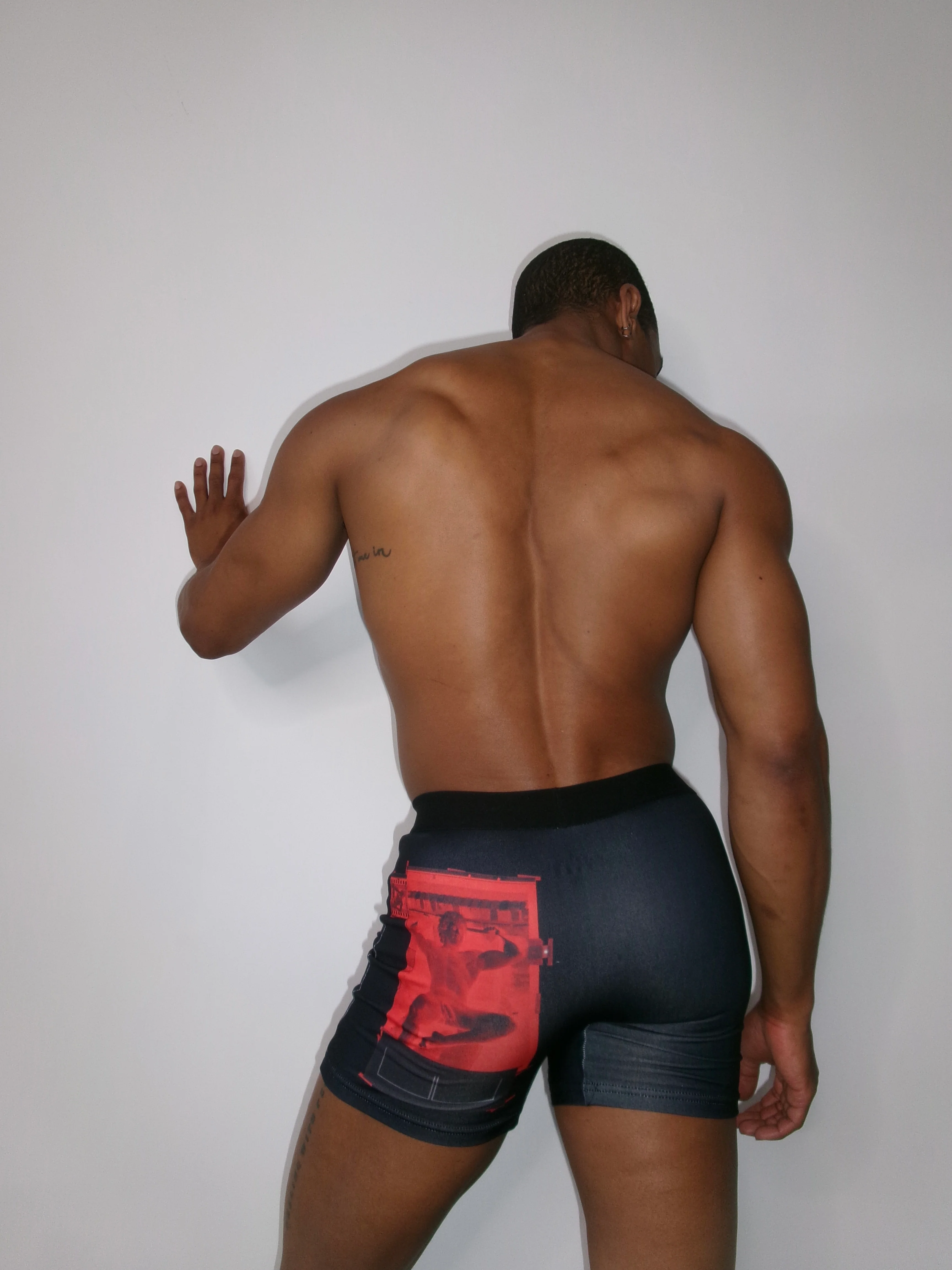 90S VINTAGE GAY PORN TRANSPARENCY Men's Boxer Briefs #2 - Image 2