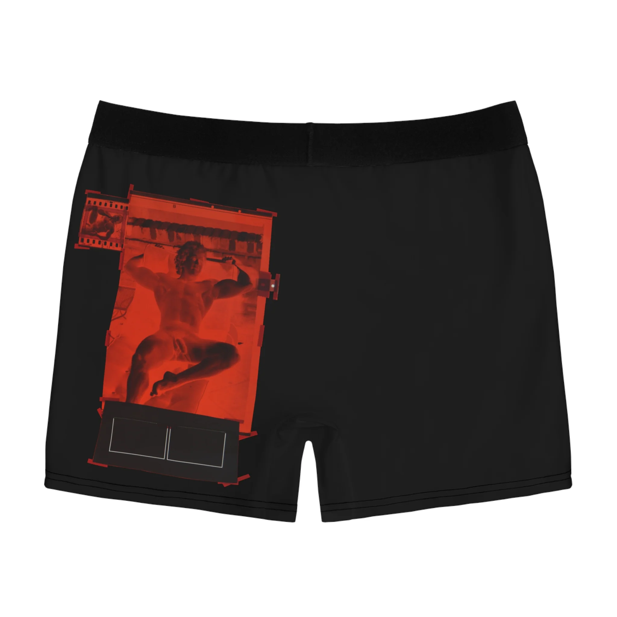 90S VINTAGE GAY PORN TRANSPARENCY Men's Boxer Briefs #2 - Image 6