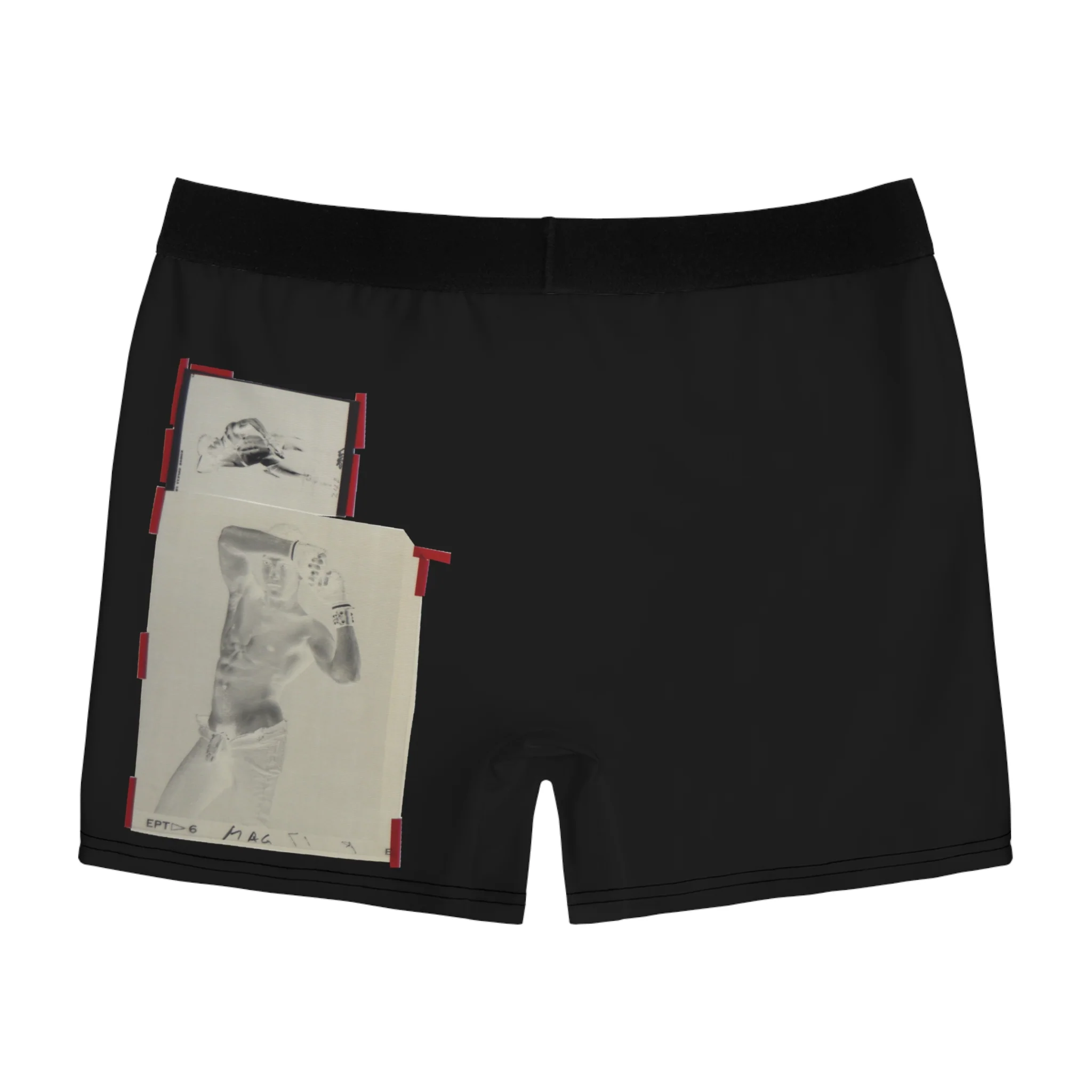 90S VINTAGE GAY PORN TRANSPARENCY Men's Boxer Briefs - Image 3