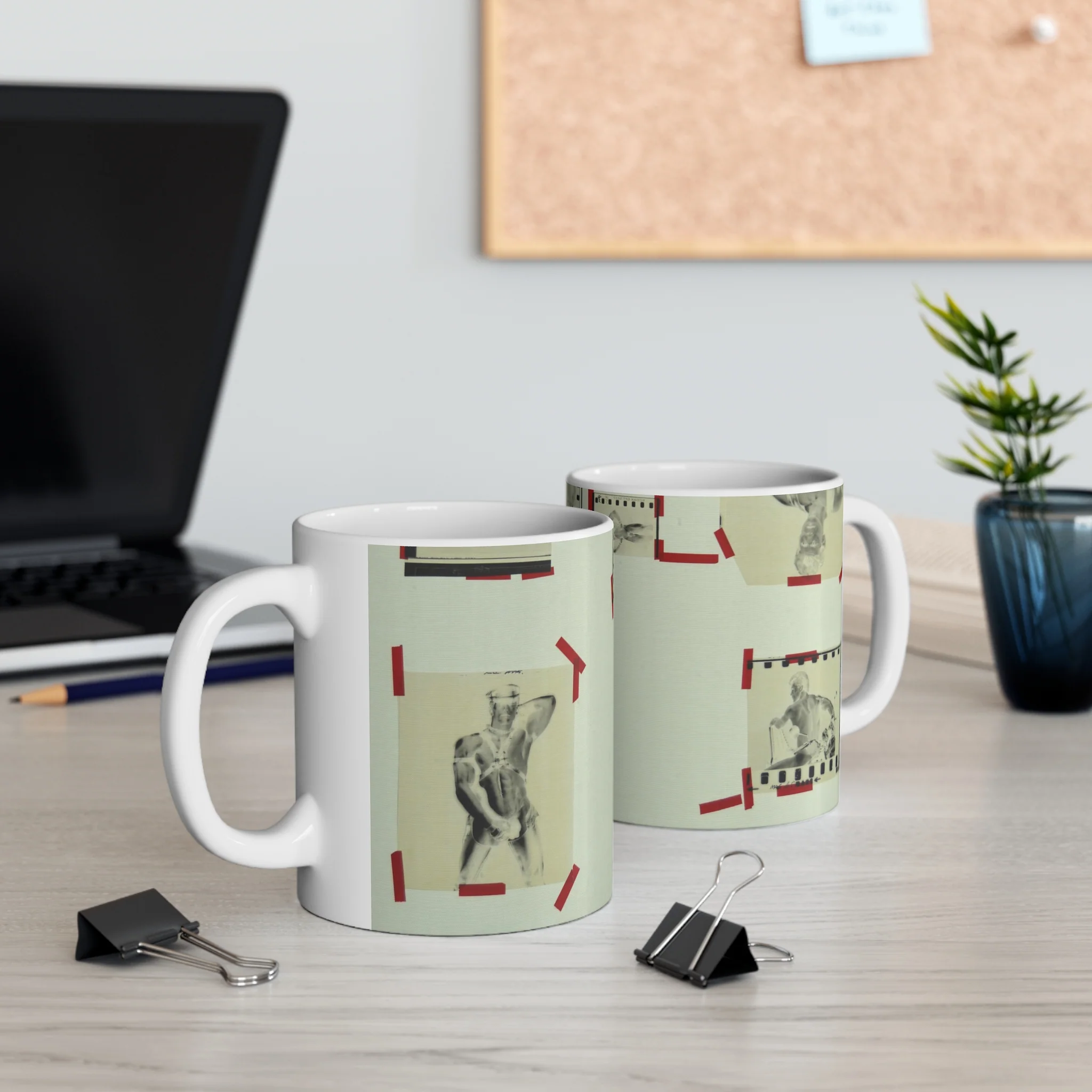 90s Vintage Gay Porn Transparency Mug #3