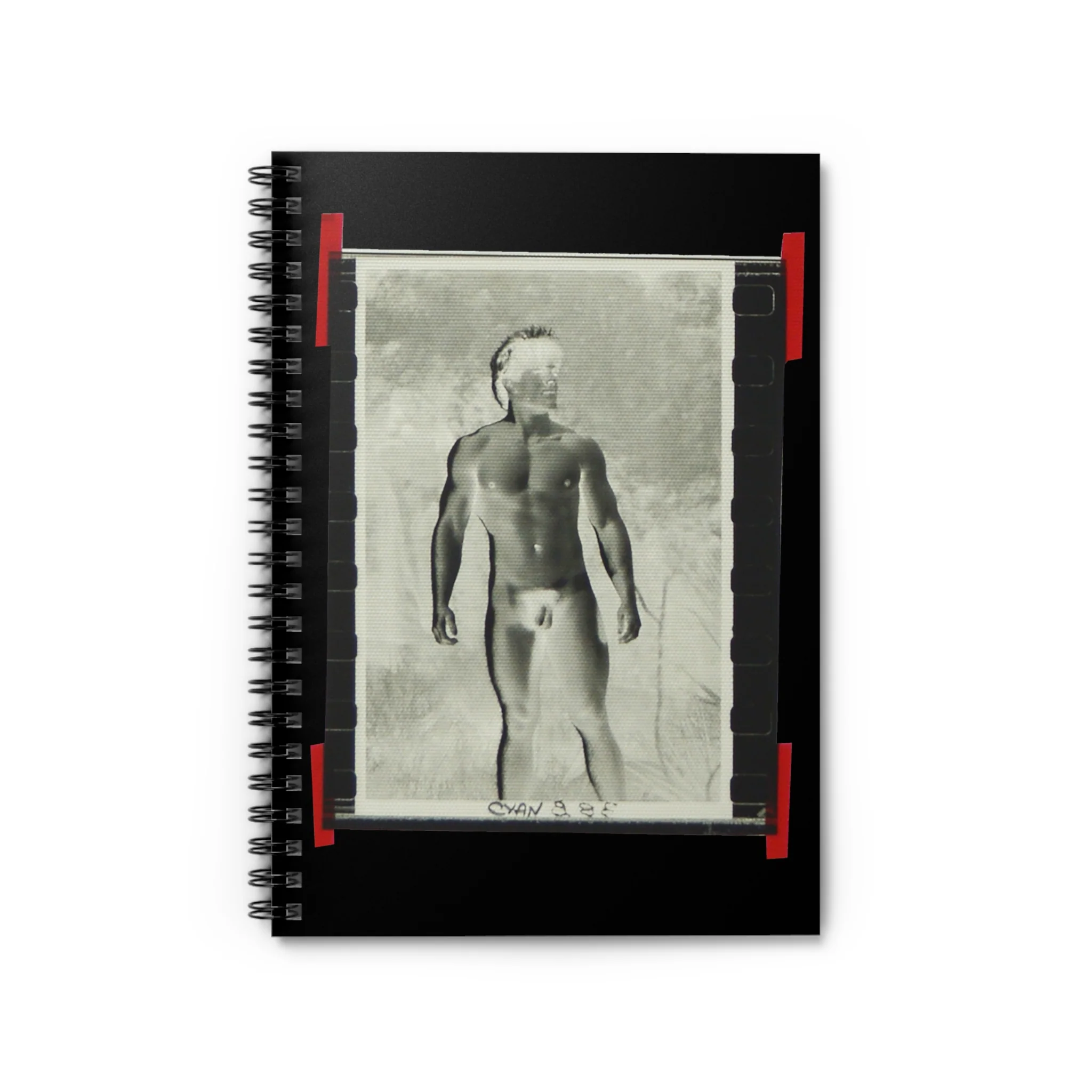 90S VINTAGE GAY PORN TRANSPARENCY Spiral Notebook - Ruled Line #2