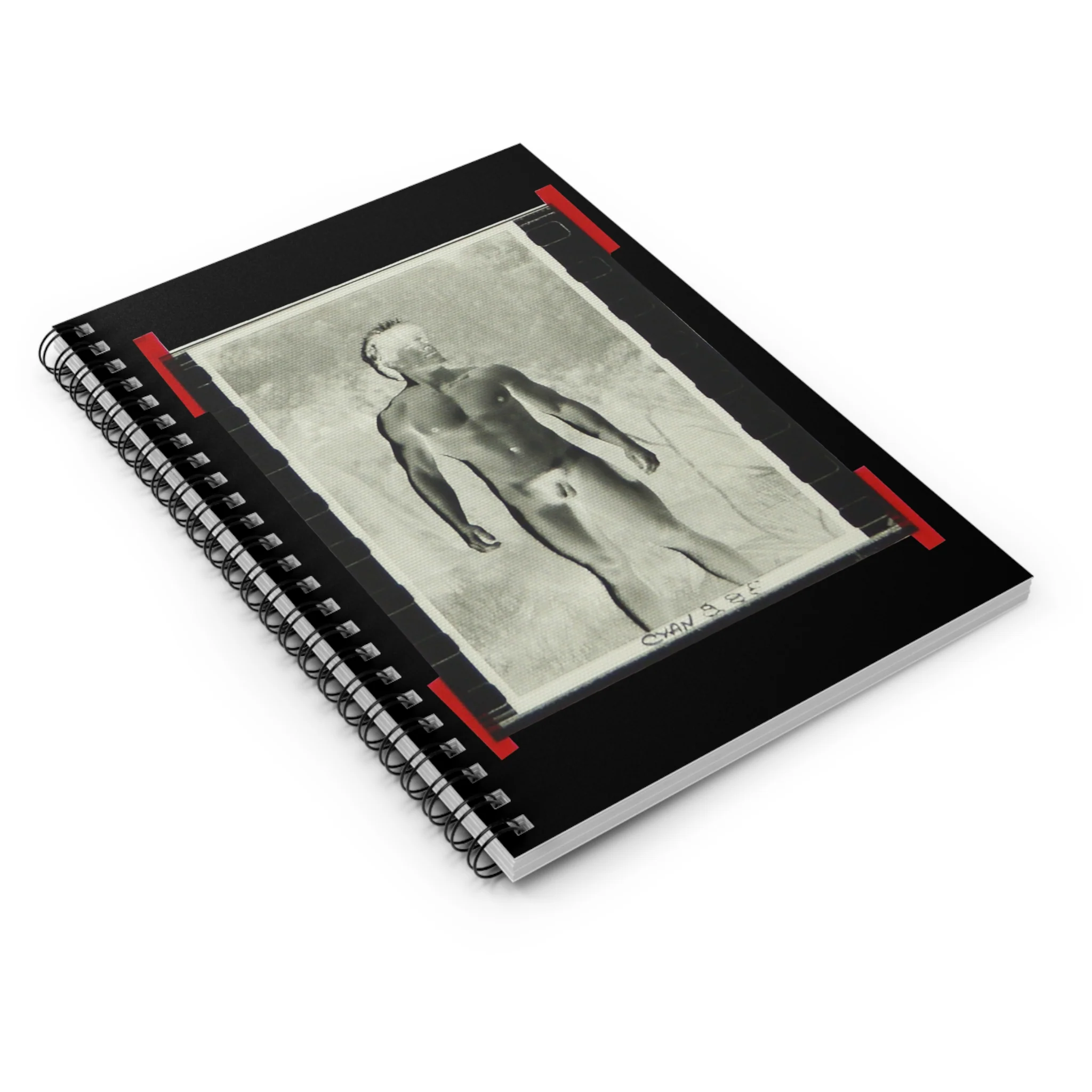 90S VINTAGE GAY PORN TRANSPARENCY Spiral Notebook - Ruled Line #2 - Image 3