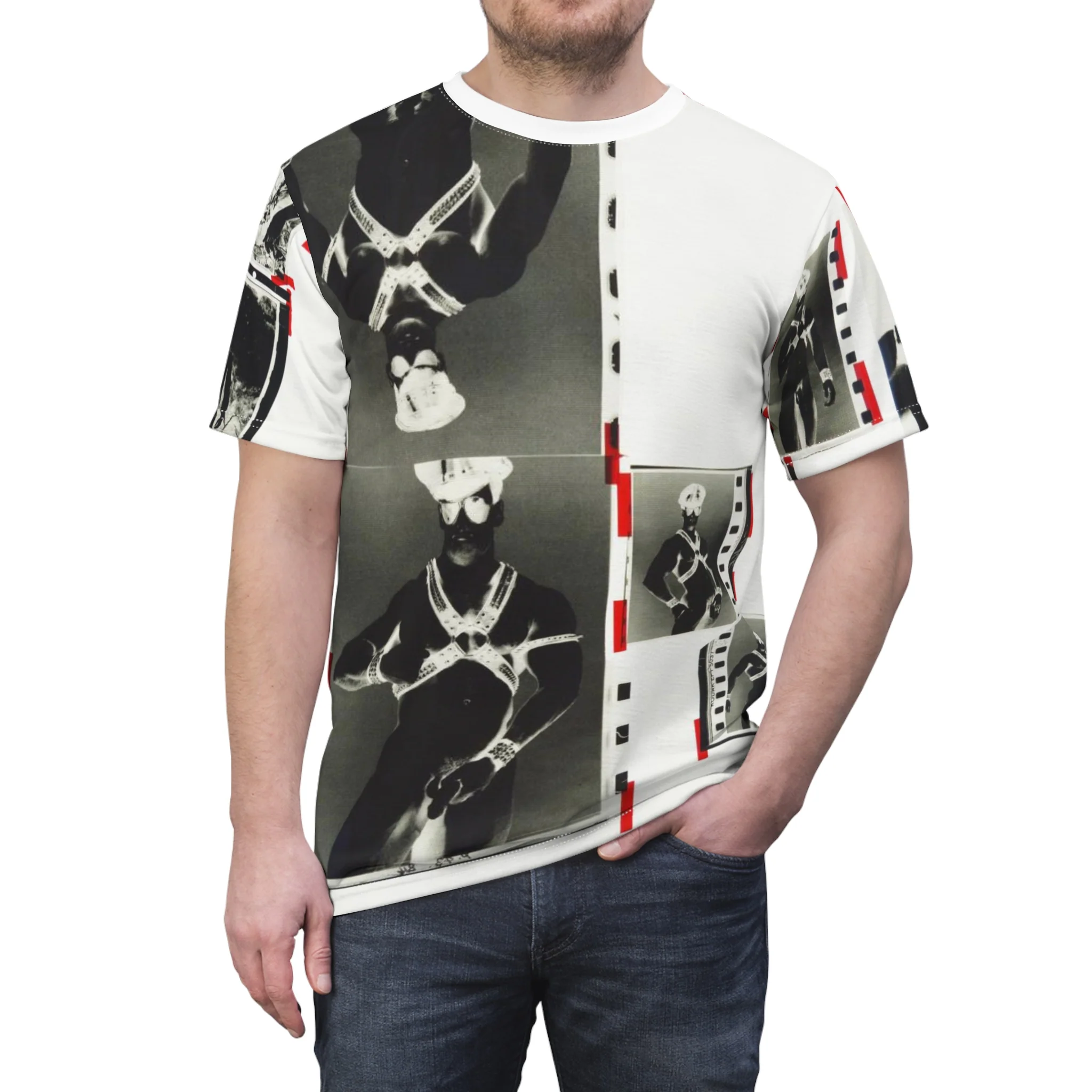 90S VINTAGE GAY PORN TRANSPARENCY Tee - Image 8