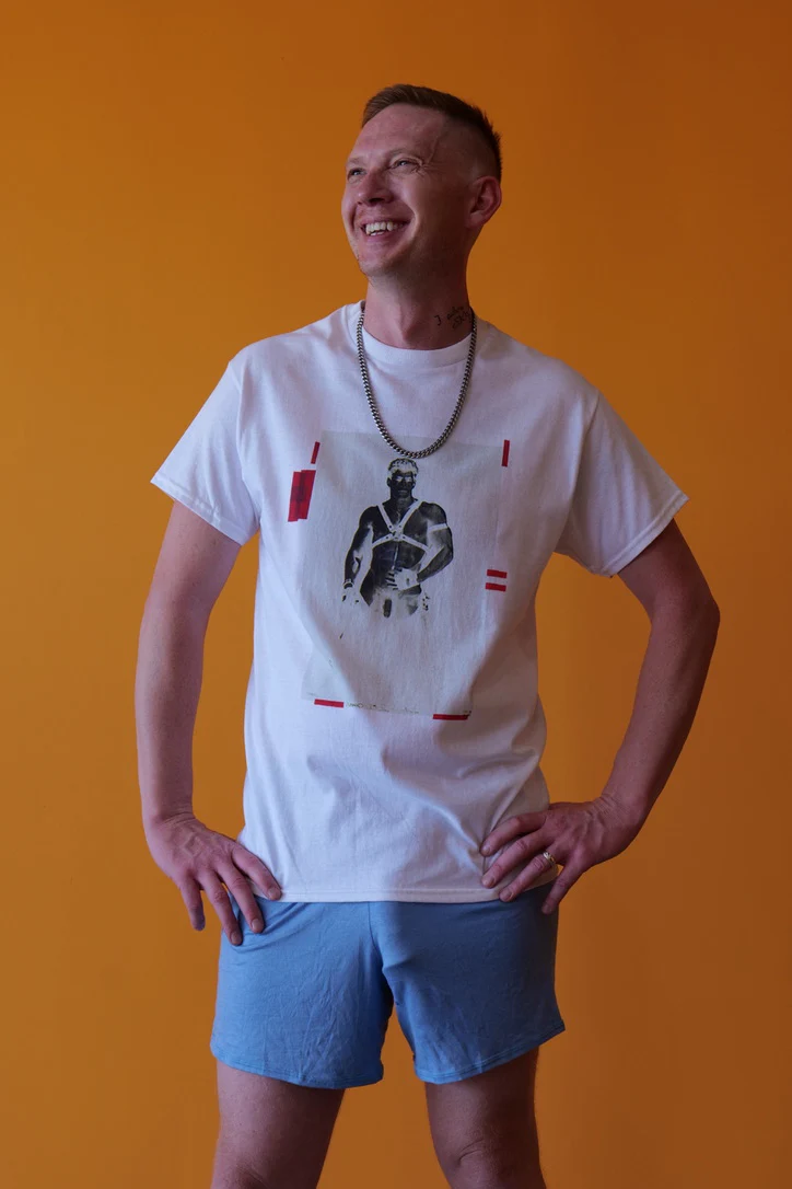 90S VINTAGE GAY PORN TRANSPARENCY Unisex Heavy Cotton Tee #10 - Image 2
