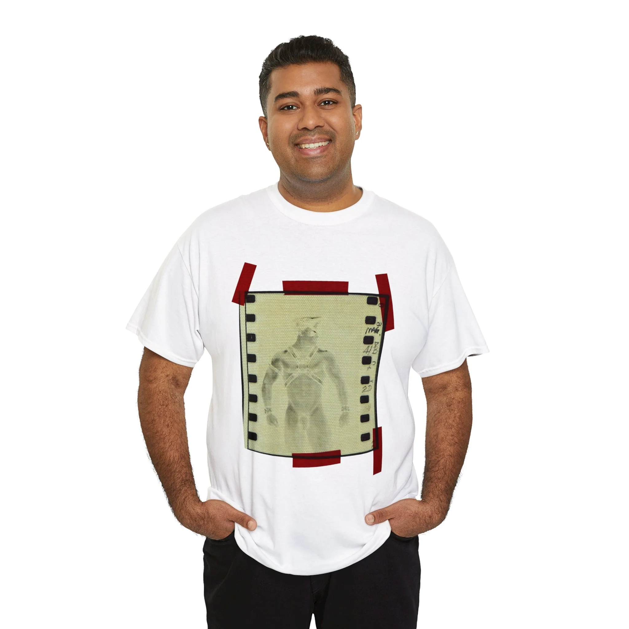 90S VINTAGE GAY PORN TRANSPARENCY Unisex Heavy Cotton Tee #8 - Image 5