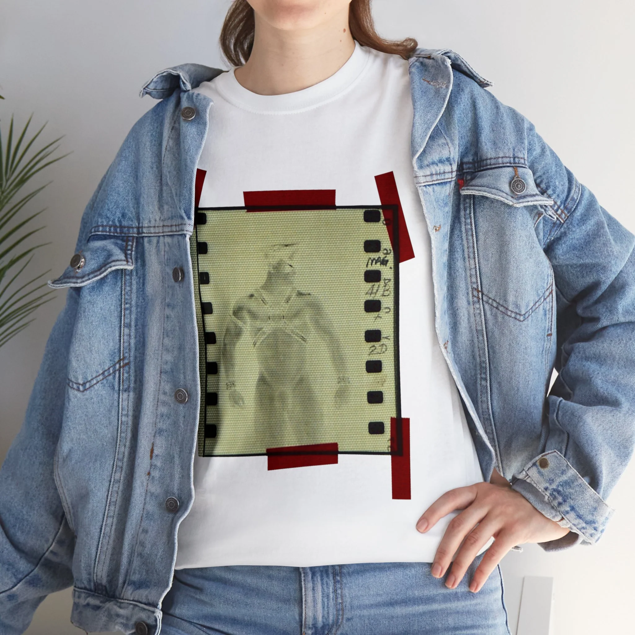 90S VINTAGE GAY PORN TRANSPARENCY Unisex Heavy Cotton Tee #8 - Image 6