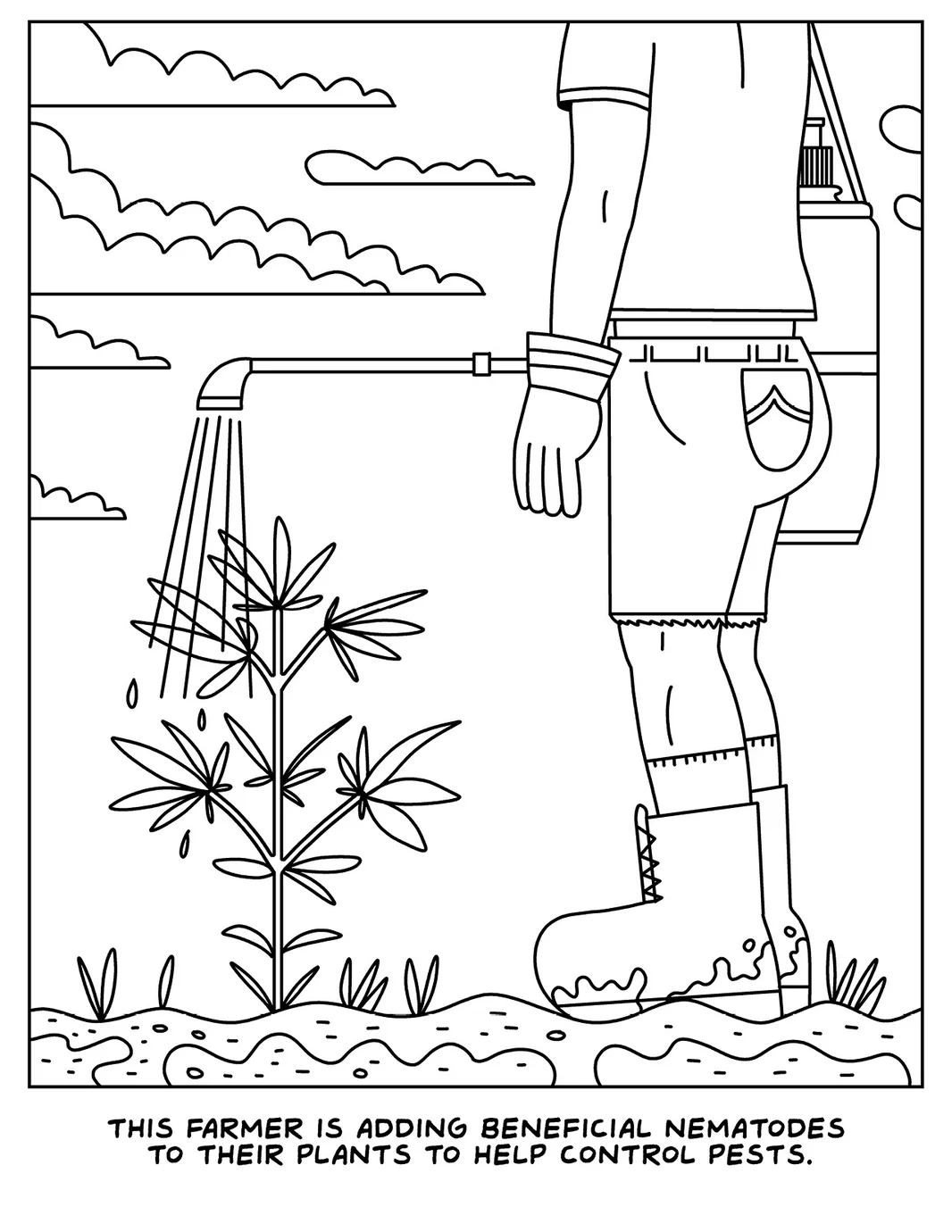 A Visit To the Cannabis Farm Coloring Book - Image 2