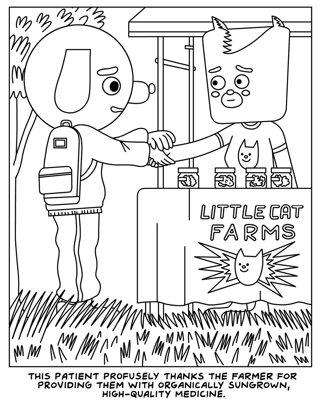 A Visit To the Cannabis Farm Coloring Book - Image 3
