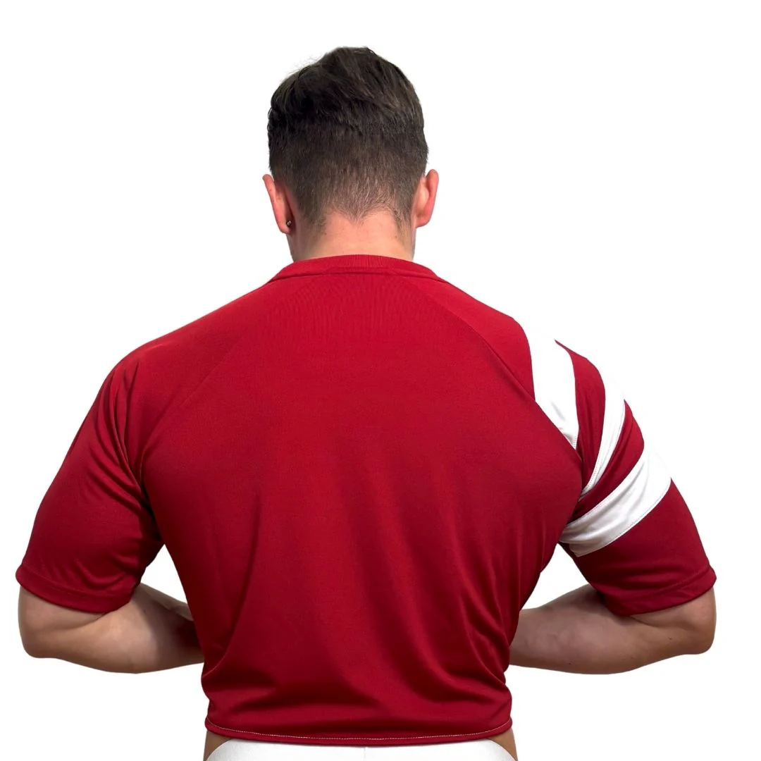 Adidas Neo Red Short Sleeve Crop Top 2.0 BY SNEAKERMASK - Image 4