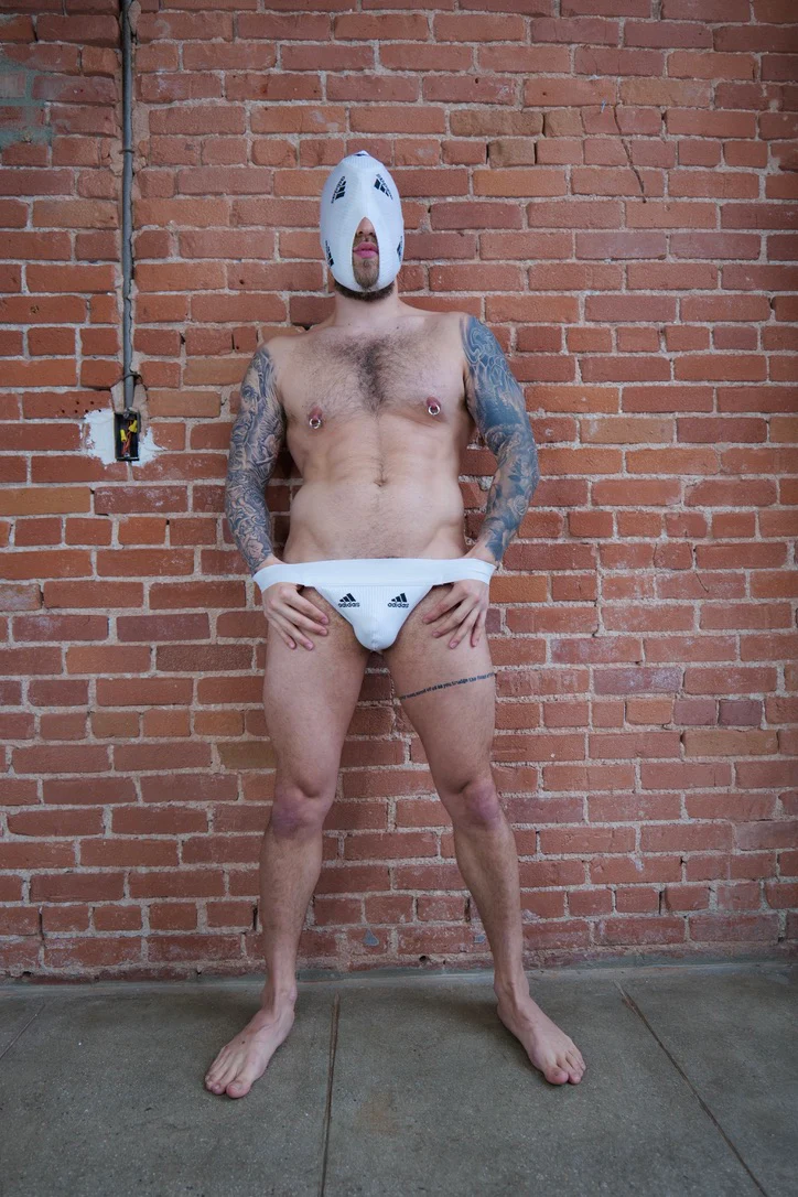 CLASSIC SOCKS WHITE JOCKSTRAP BY SNEAKERMASK - Image 4
