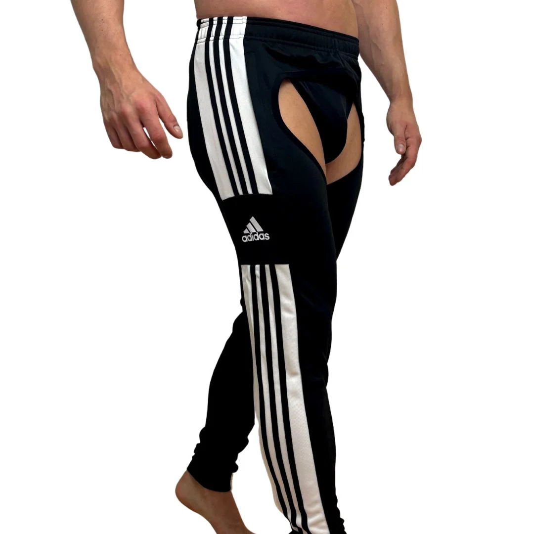 Adidas Sport Black Chaps By SNEAKERMASK - Image 5
