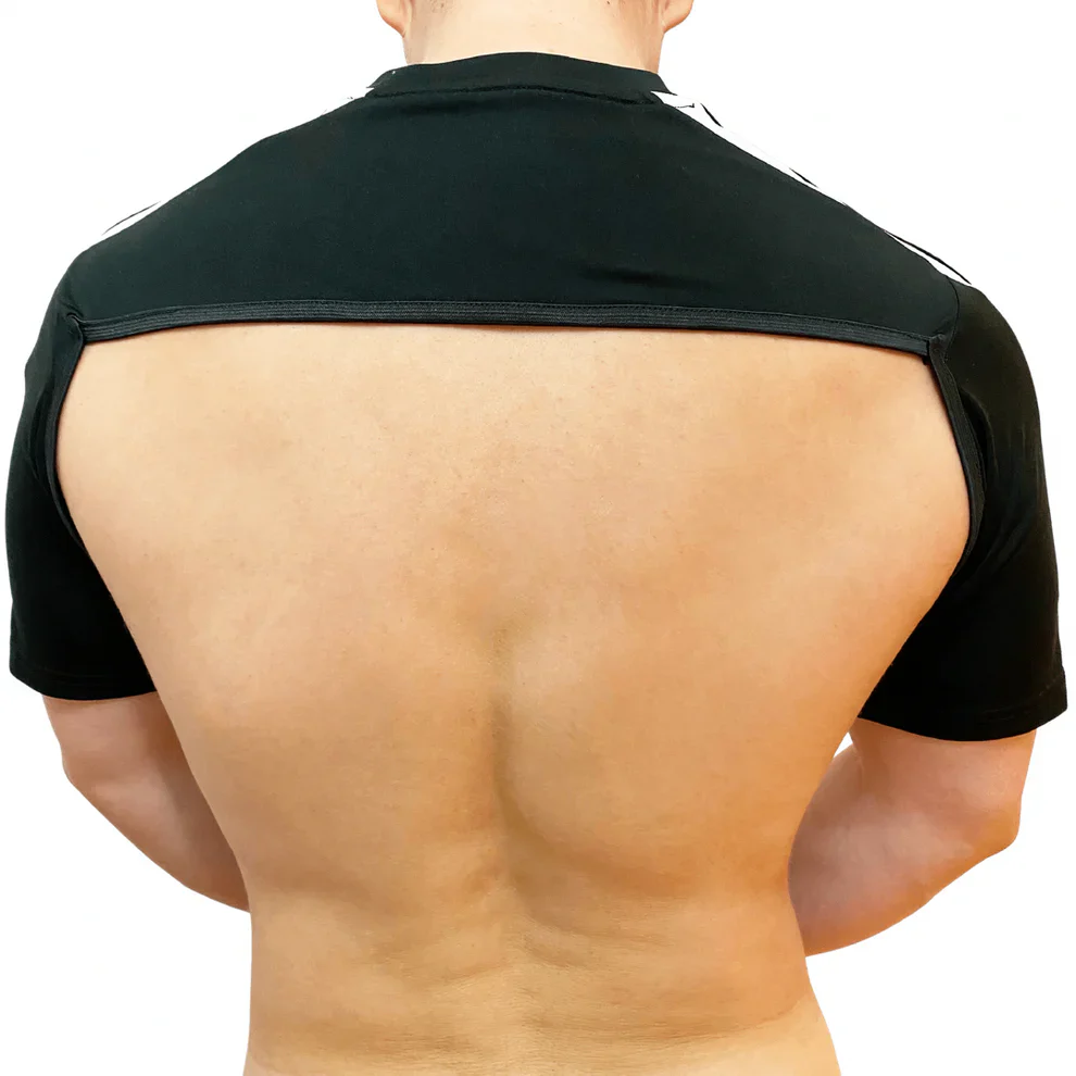 Adidas Sport Shoulders Black Crop Top BY SNEAKERMASK - Image 4