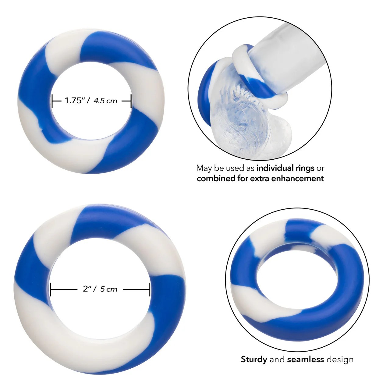 Admiral 2 Cock Ring Set - Image 5