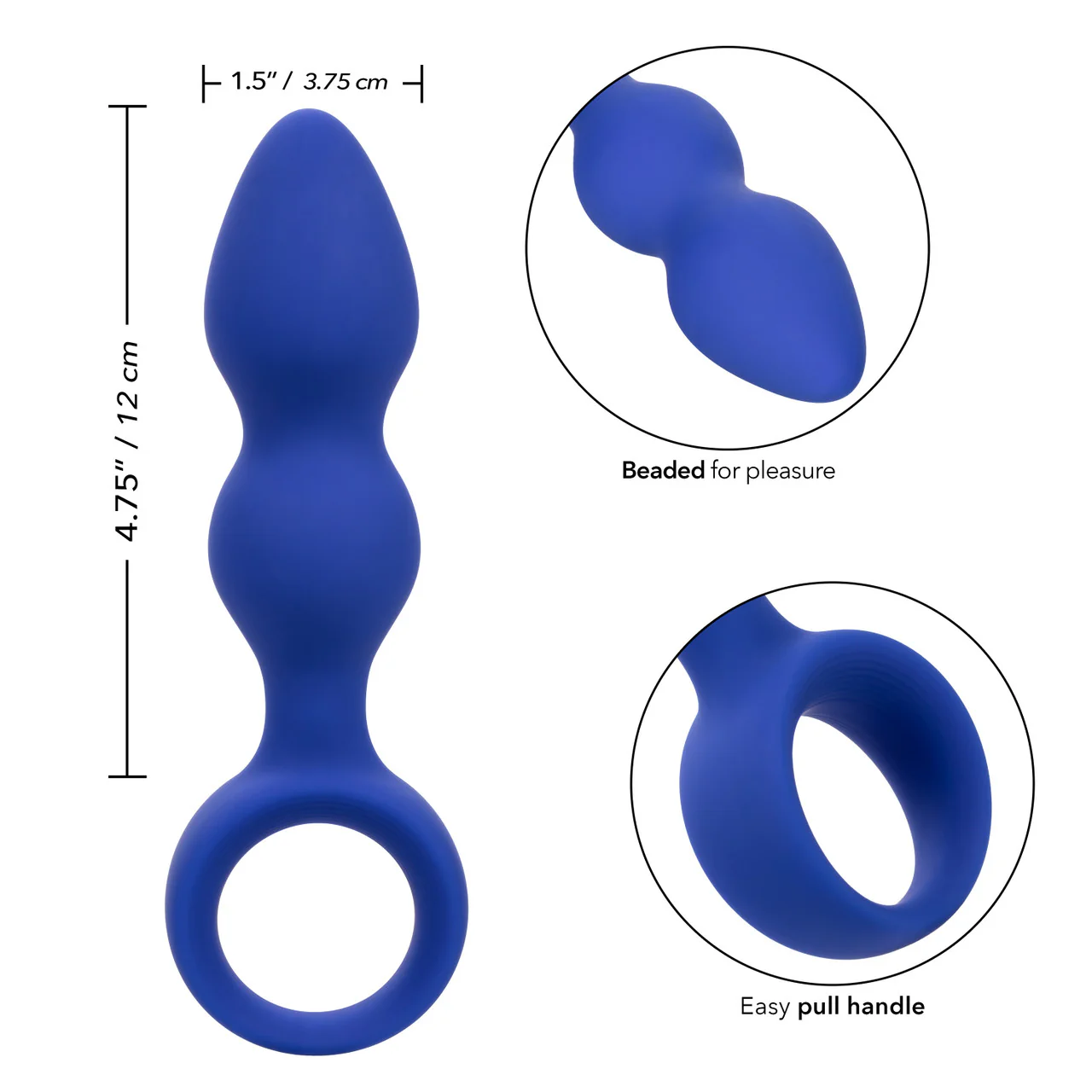 Admiral Advanced Beaded Silicone Anal Probe - Image 5