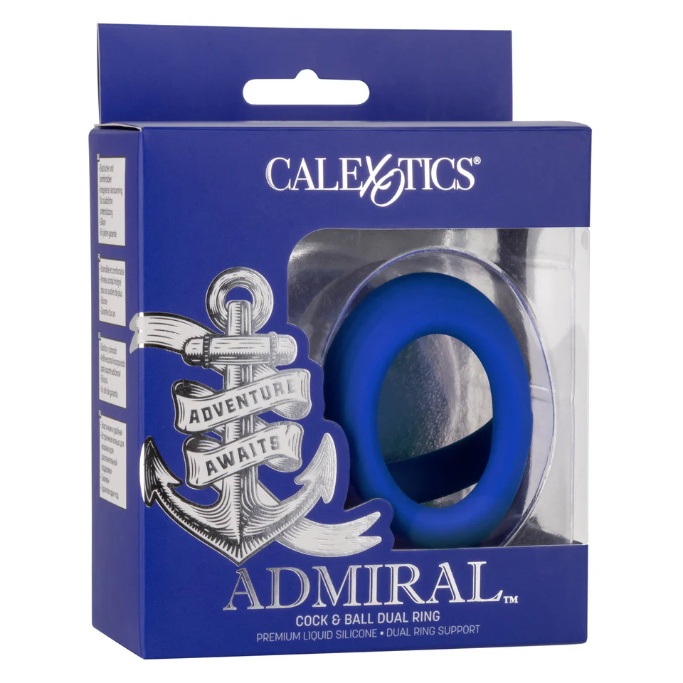 Admiral Cock & Ball Silicone Dual Ring - Image 3