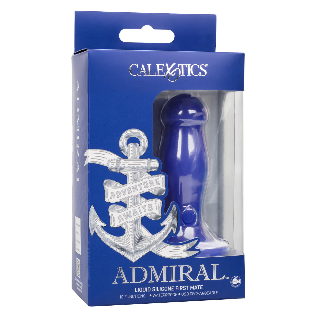 Admiral Liquid Silicone First Mate Vibrating Anal Probe - Image 3