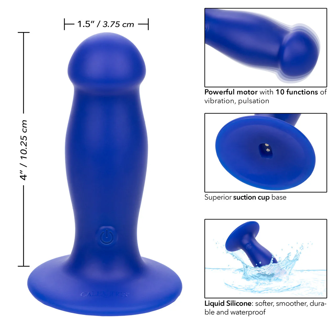 Admiral Liquid Silicone First Mate Vibrating Anal Probe - Image 5