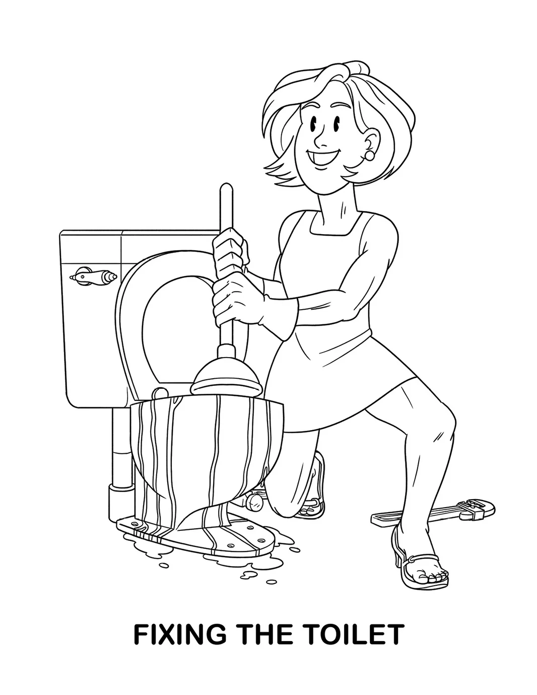 Adults Doing Adult Shit Coloring Book - Image 2