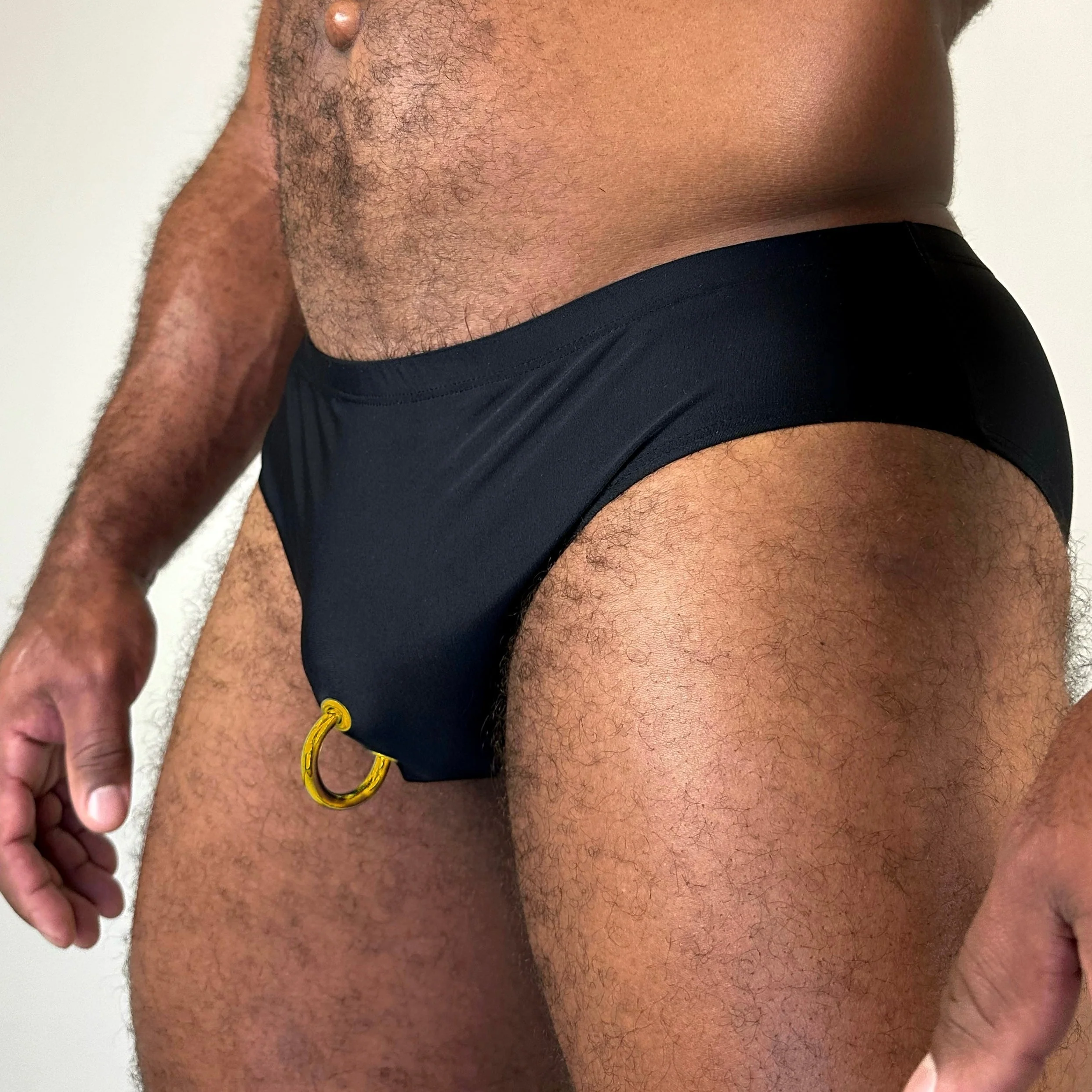 Alfons Dovana 18k Gold Prince Albert Brief Black - Image 5