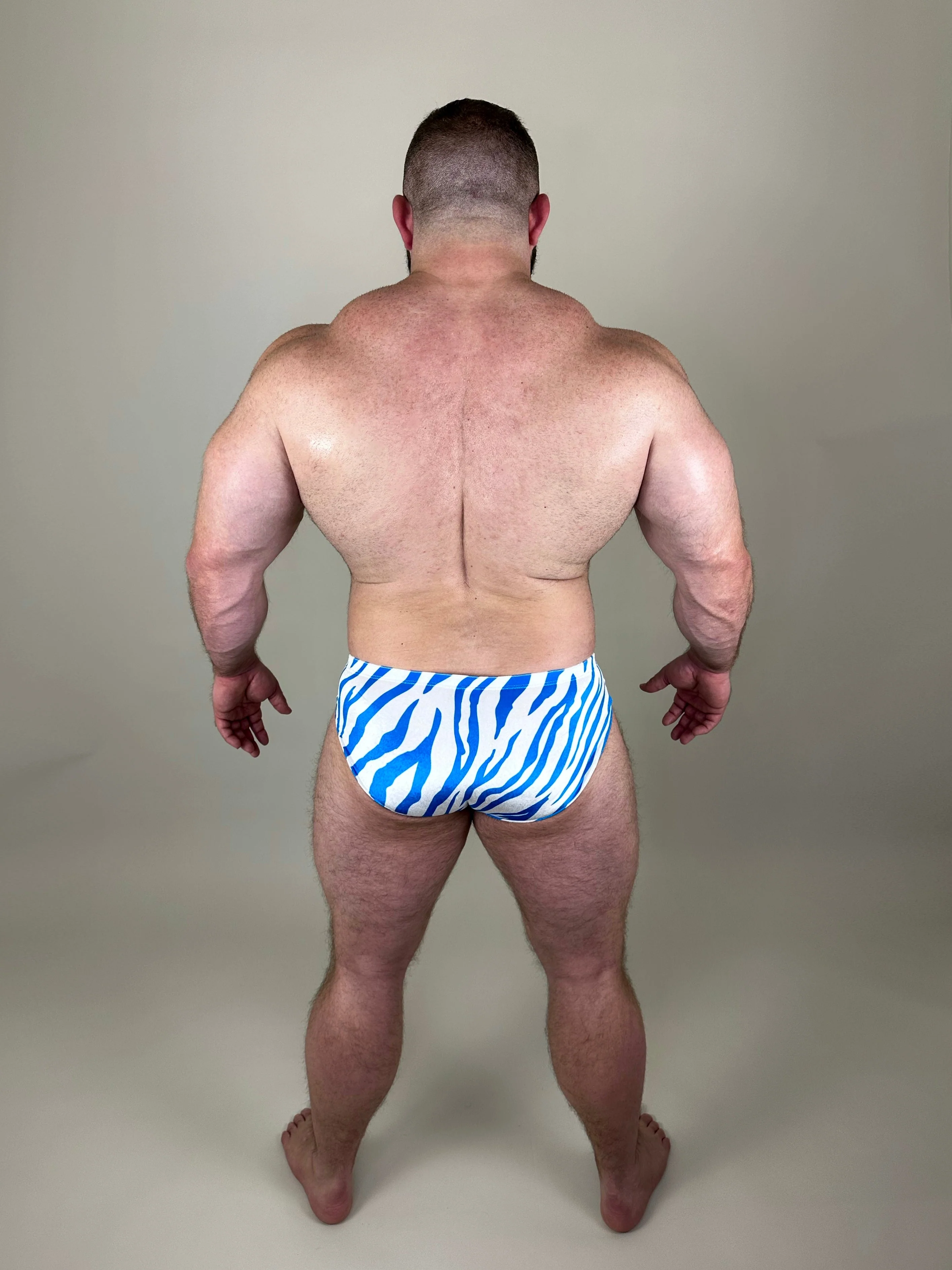 Alfons Dovana Blue Tiger Velvet Brief - Image 3