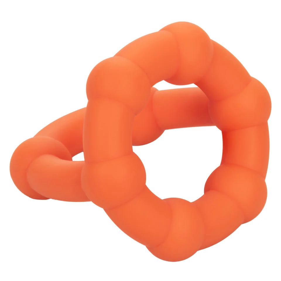 Alpha Liquid Silicone All Star Ring - Orange - Image 2