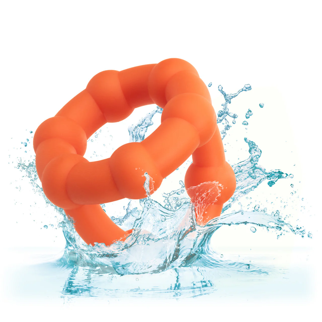 Alpha Liquid Silicone All Star Ring - Orange - Image 7