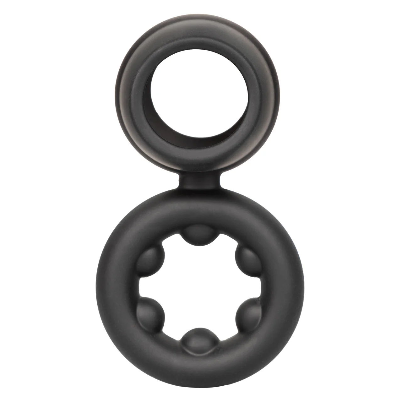 Alpha Liquid Silicone Dual Magnum Ring - Black - Image 11
