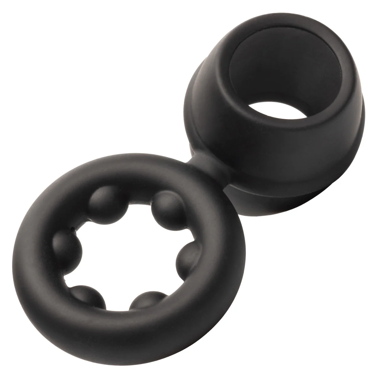 Alpha Liquid Silicone Dual Magnum Ring - Black - Image 13