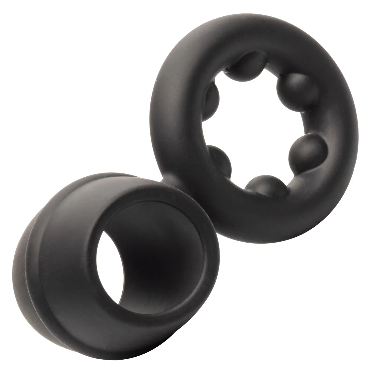 Alpha Liquid Silicone Dual Magnum Ring - Black - Image 15