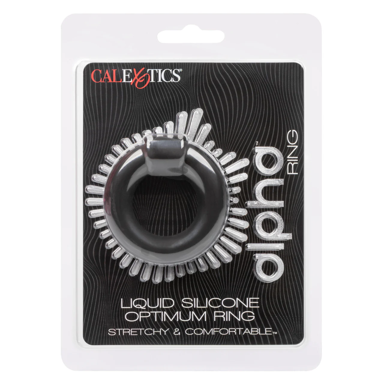Alpha Liquid Silicone Optimum Ring - Black - Image 3