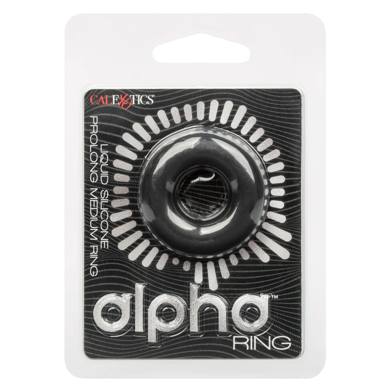 Alpha Liquid Silicone Prolong Cock Ring - Medium - Image 3