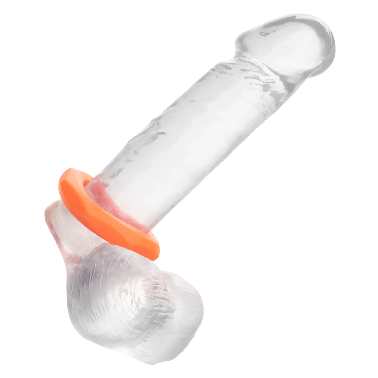Alpha Liquid Silicone Sexagon Ring - Orange - Image 9