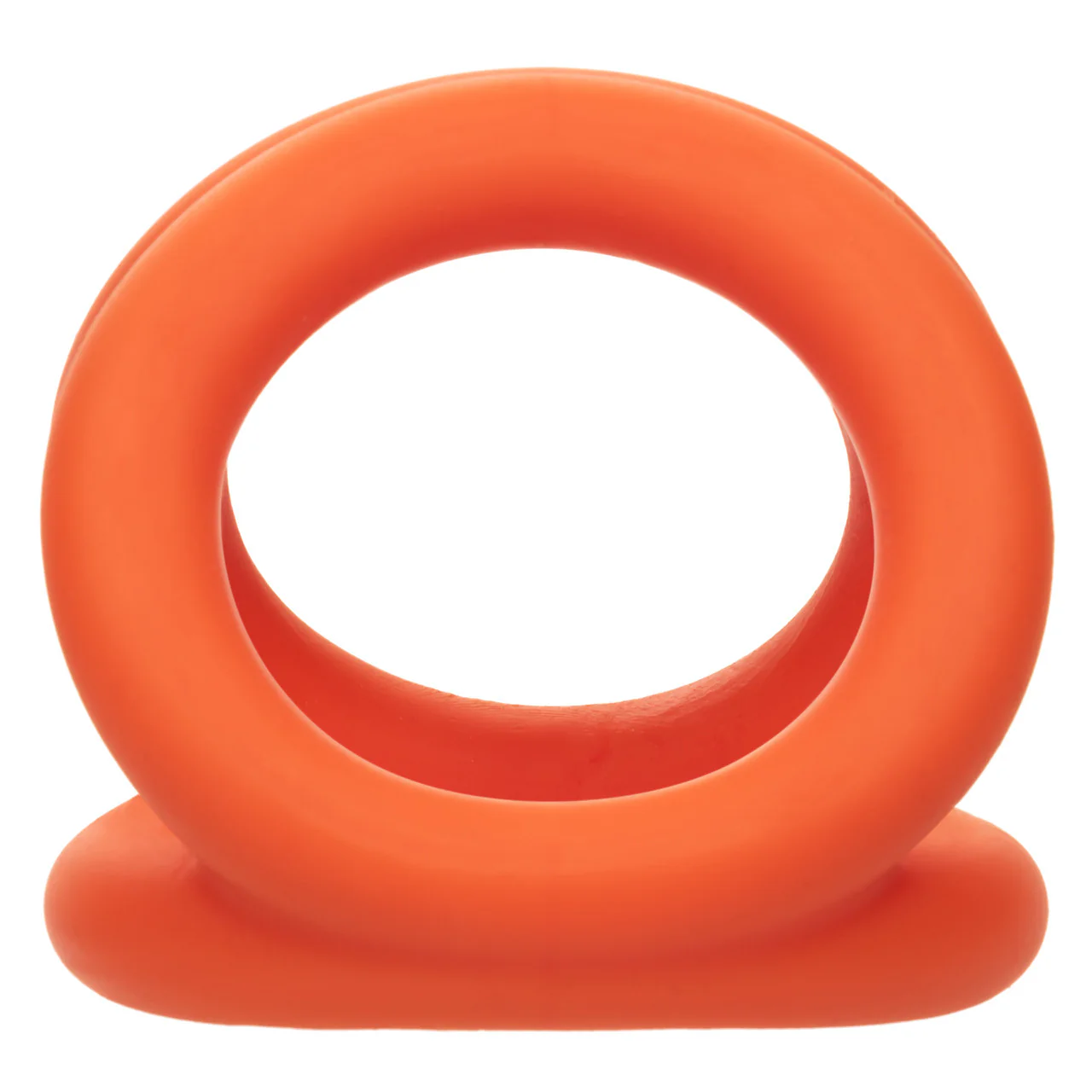Alpha Liquid Silicone Tri-Ring - Orange - Image 15