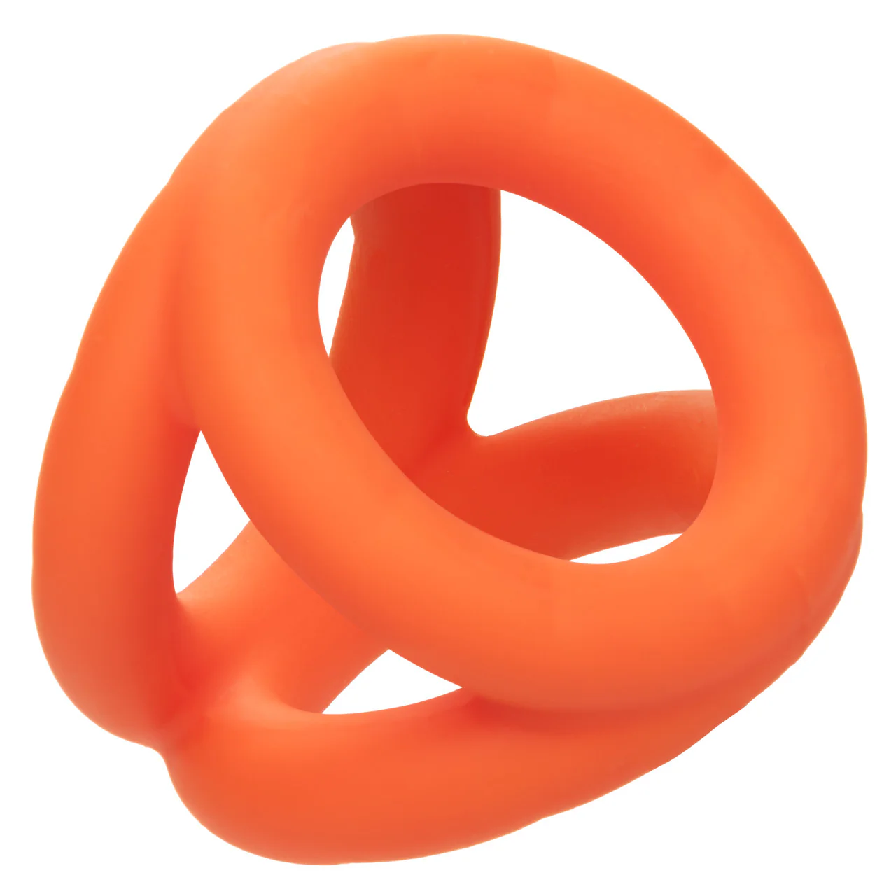 Alpha Liquid Silicone Tri-Ring - Orange - Image 9