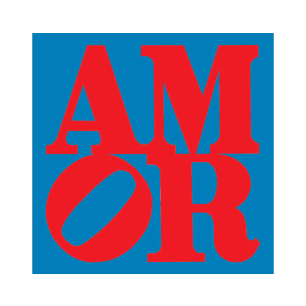 Amor By Robert Indiana (Valentines) - Die-Cut Sticker