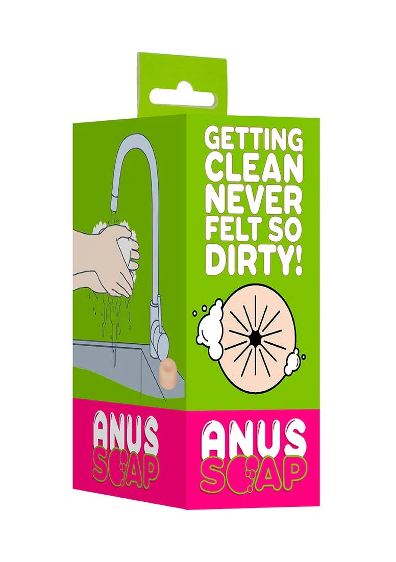 Amusing Anus-Shaped Bar Soap: Flesh - Image 2