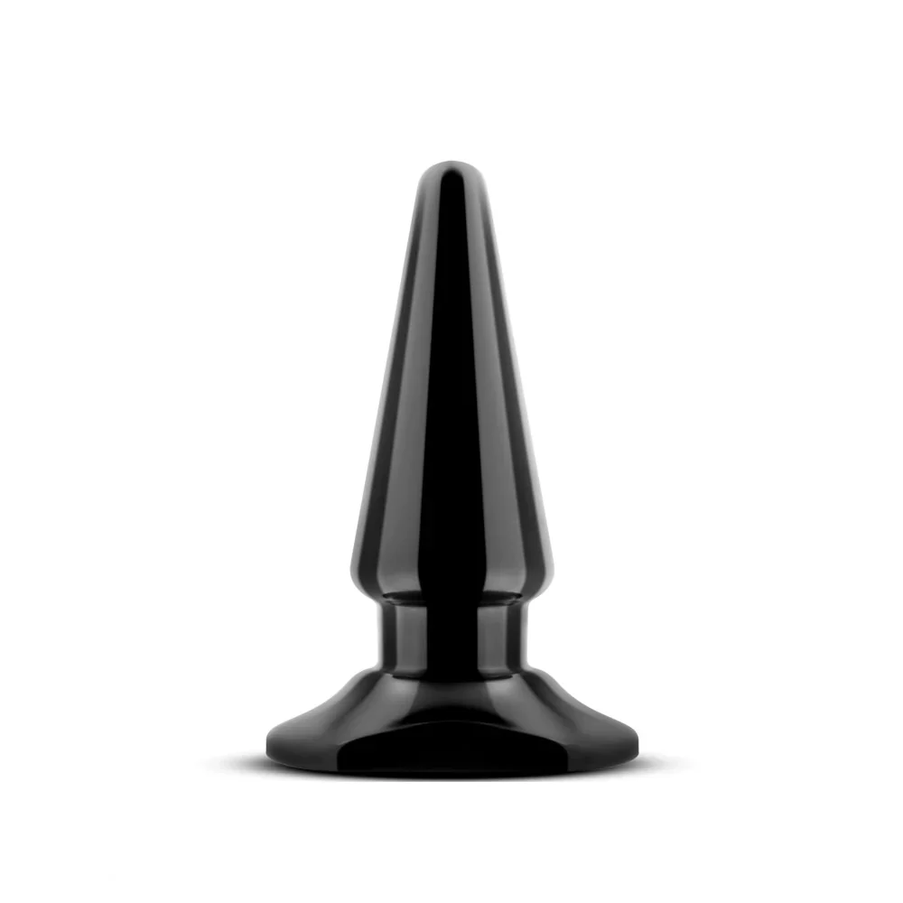 Anal Adventures Easy Black 4-Inch Anal Plug - Image 6
