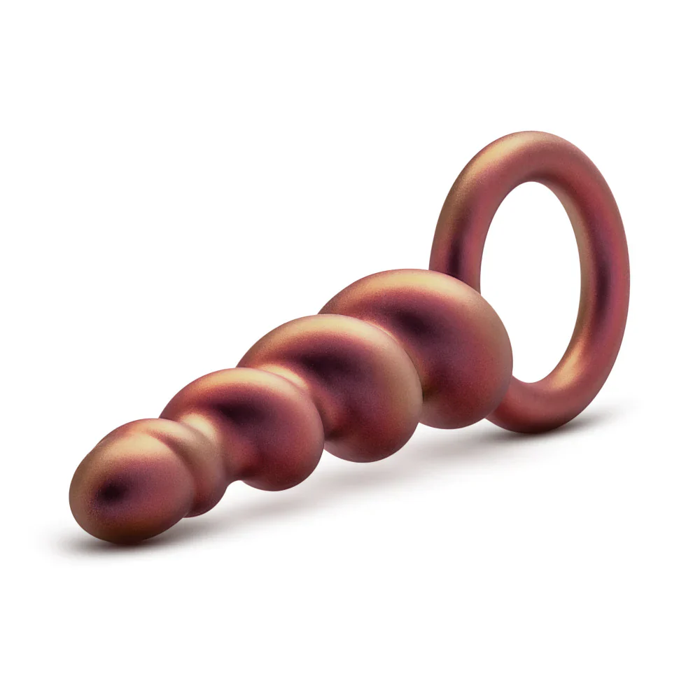 Anal Adventures Matrix Spiral Loop Copper 5.25-Inch Anal Plug - Image 6