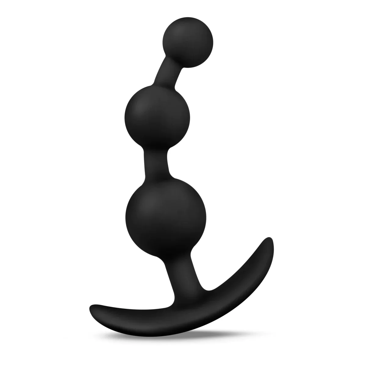 Anal Adventures Platinum Black 5.25-Inch Anal Beads - Image 4