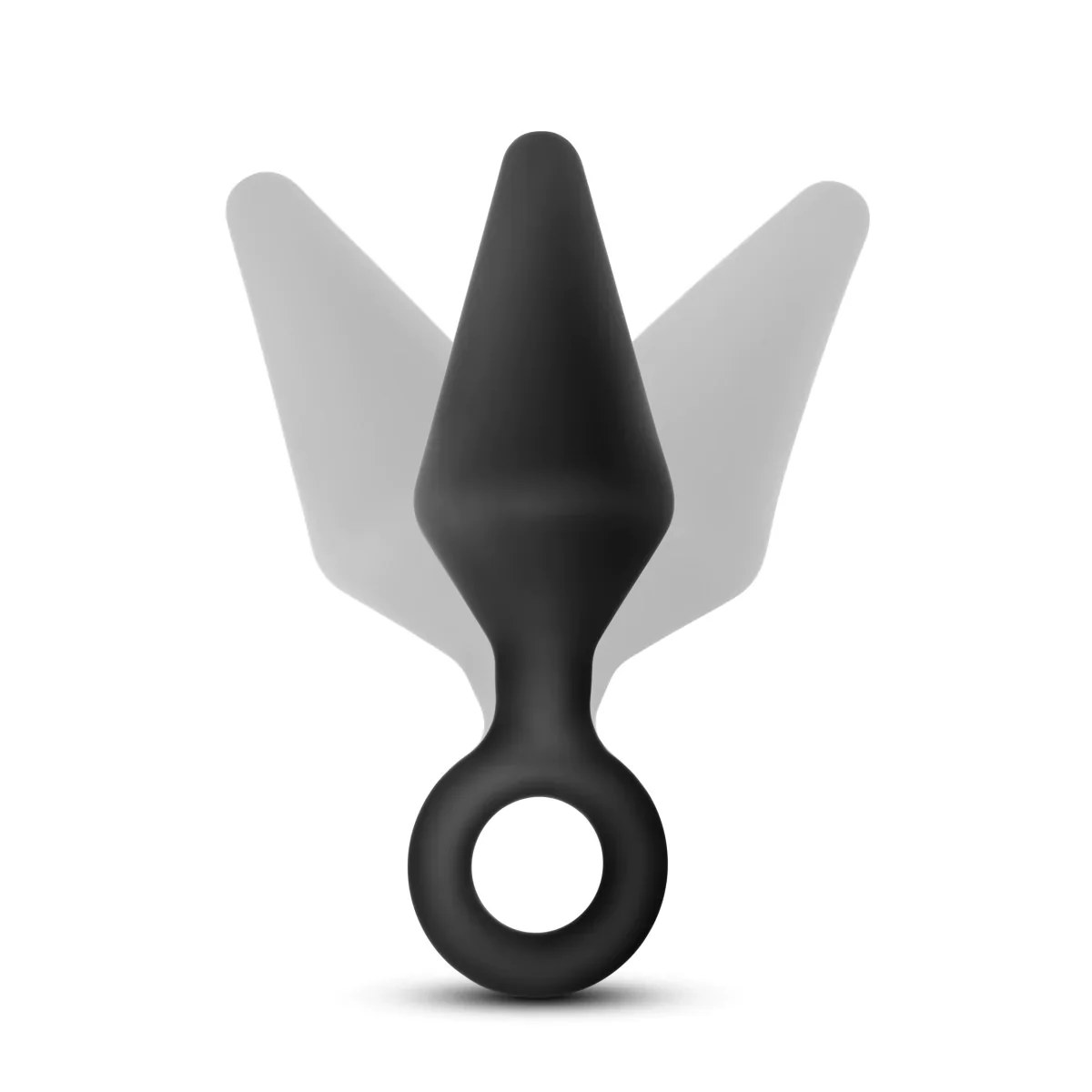 Anal Adventures Platinum Loop Black 5.25-Inch Anal Plug - Image 5