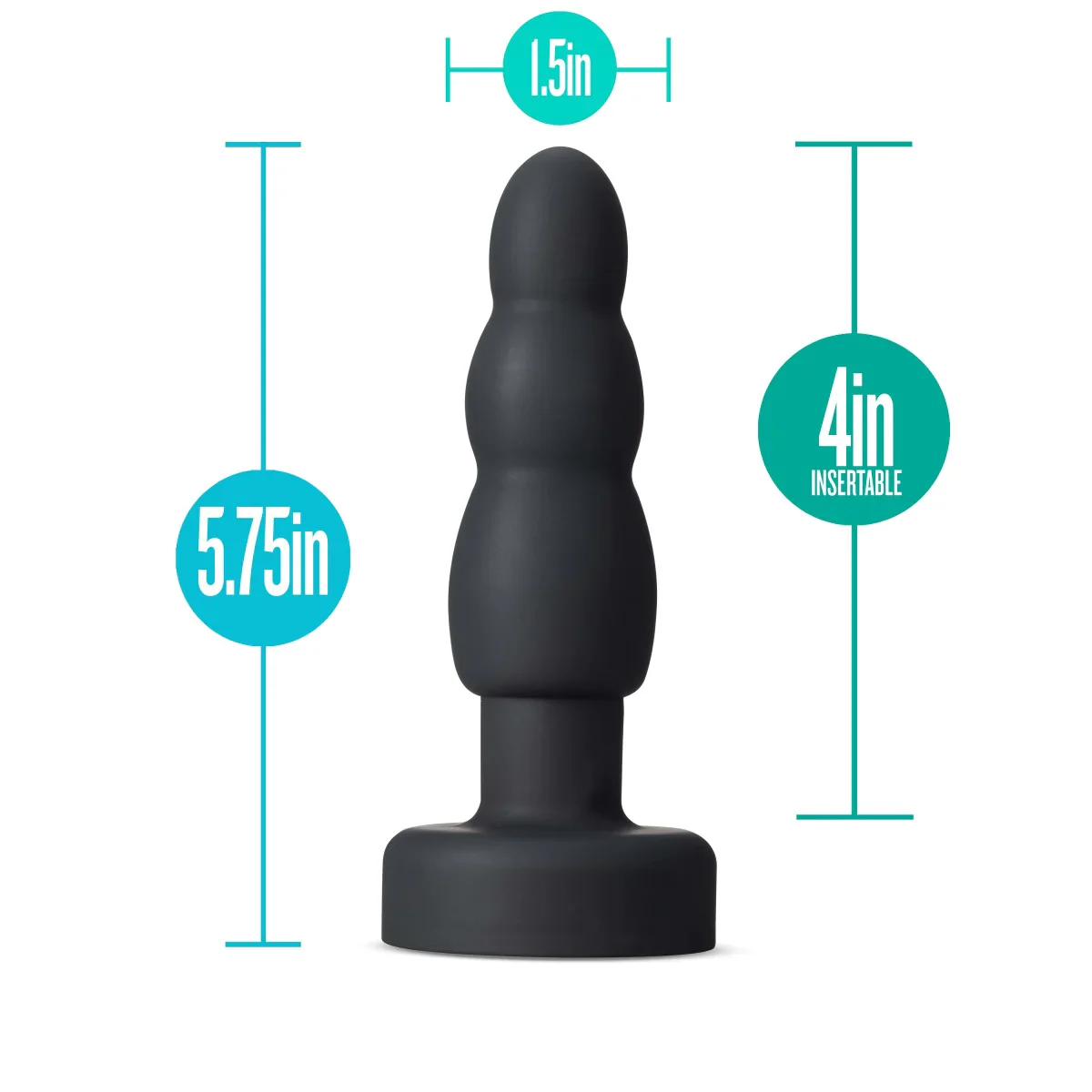 Anal Adventures Platinum  Propel Vibrating Anal Plug - Image 6