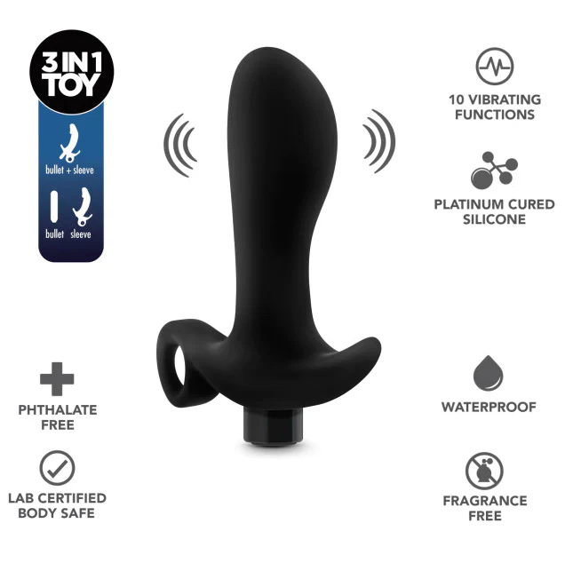 Anal Adventures Platinum Prostate Massager - Image 7