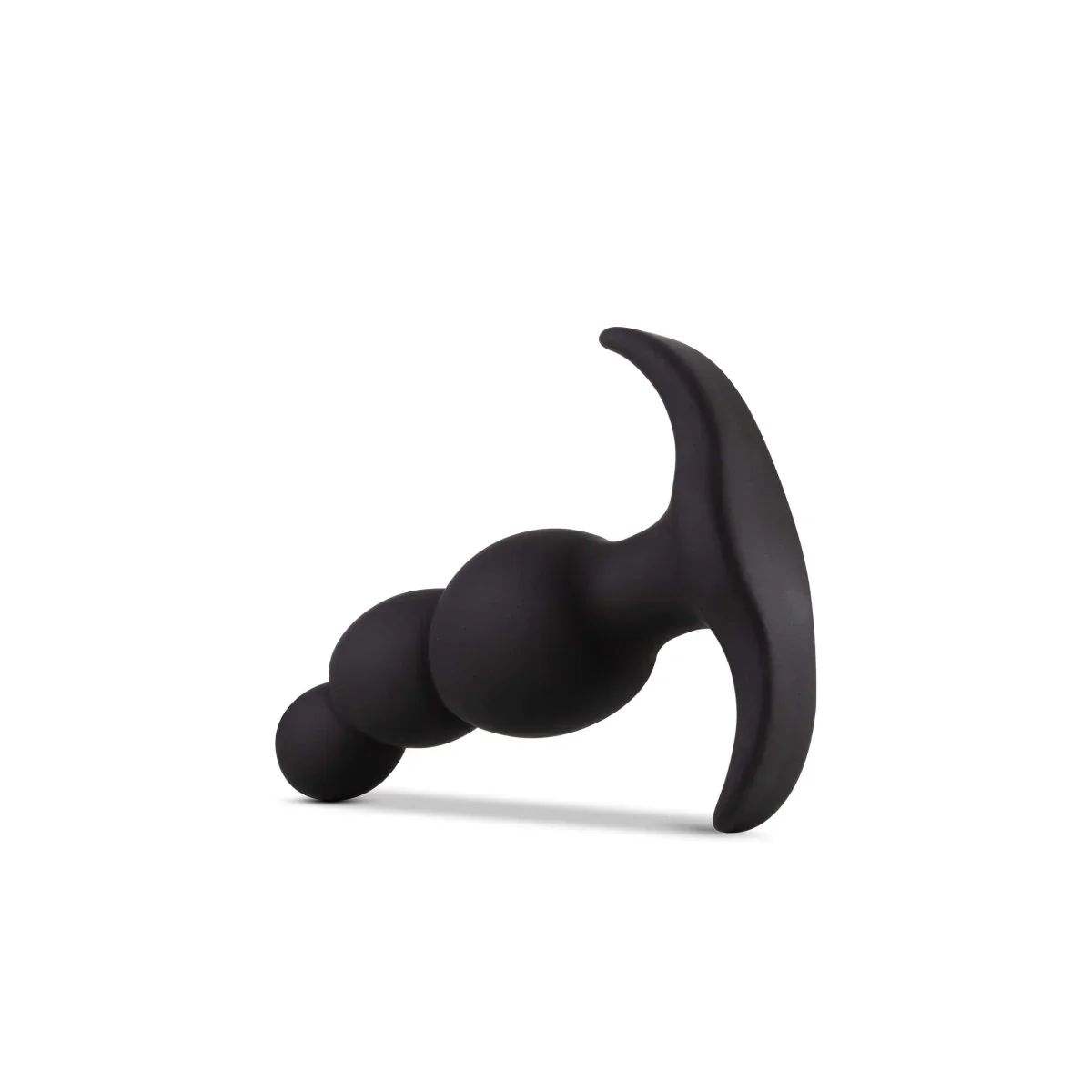 Anal Adventures Platinum Stacked Black 3.25-Inch Anal Plug - Image 4