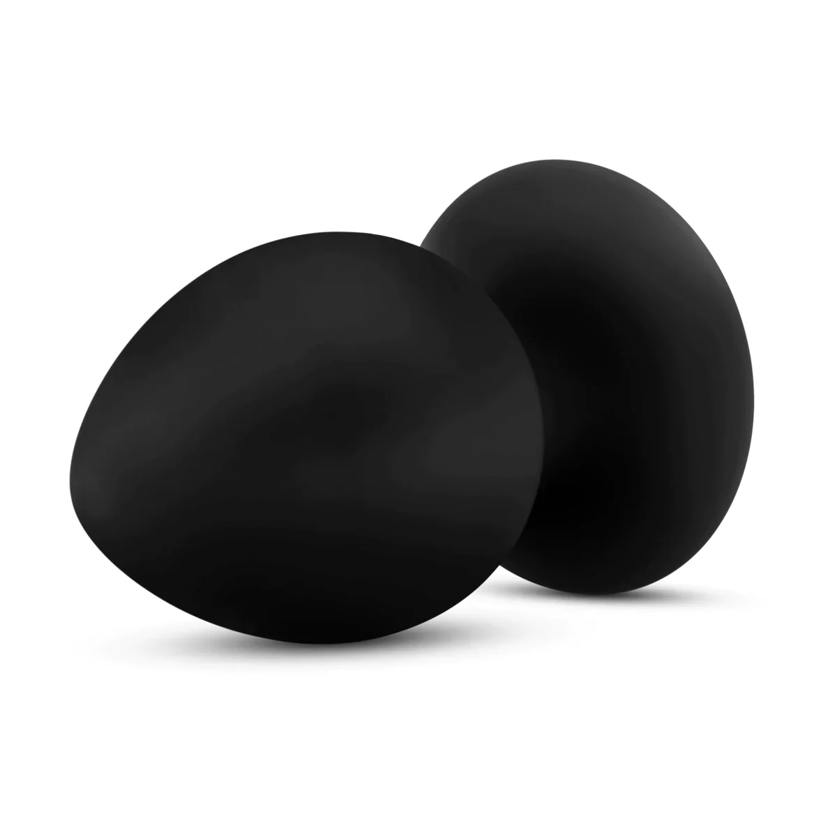 Anal Adventures Platinum Stout Black 3-Inch Anal Plug With Suction Cup Base - Image 5