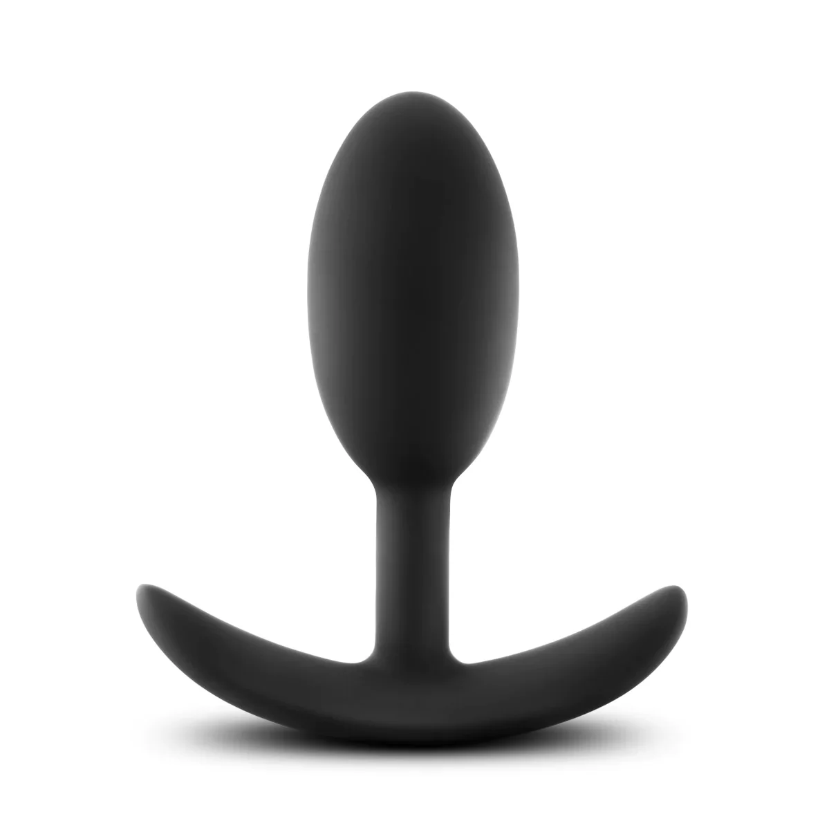 Anal Adventures Platinum Vibra Slim Black 4-Inch Anal Plug - Image 4