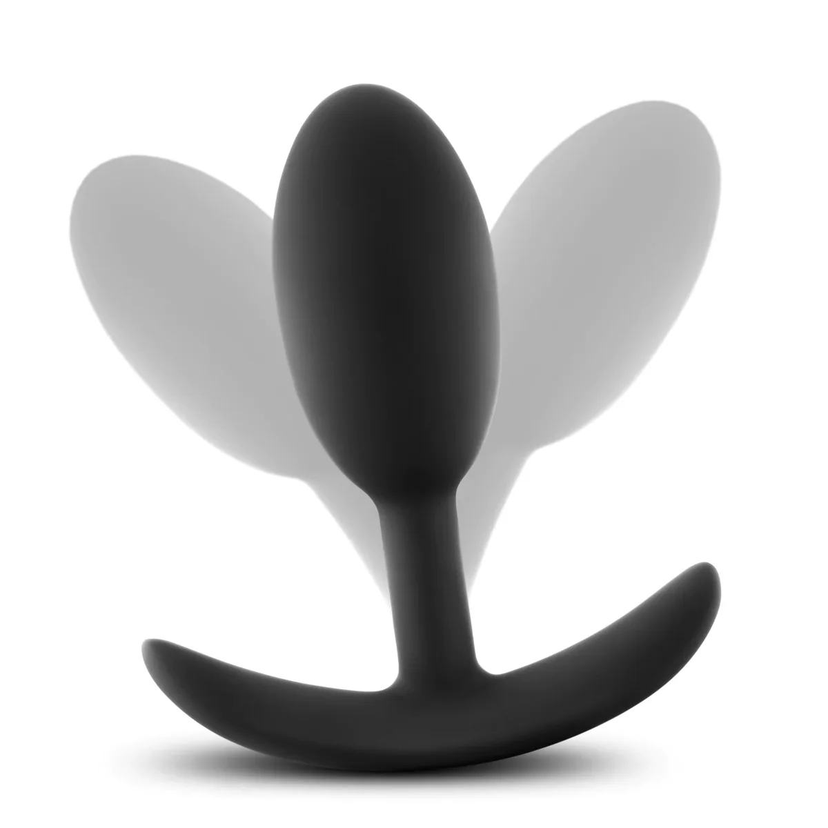 Anal Adventures Platinum Vibra Slim Black 4-Inch Anal Plug - Image 5